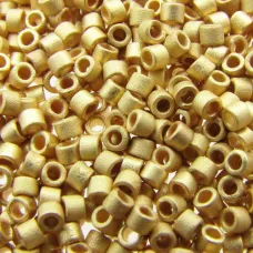 DB0331 24KT Metallic Bright Yellow Gold Matted, Size 11/0 Miyuki Delica Beads, 5... DB0331 24KT Metallic Bright Yellow Gold Matted, Size 11/0 Miyuki Delica Beads, 5...
