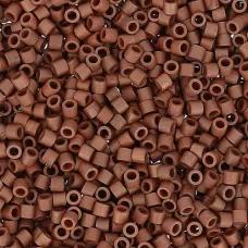 DB0340 Copper Plated Matte, Size 11/0 Miyuki Delica Beads, 50 Grams DB0340 Copper Plated Matte, Size 11/0 Miyuki Delica Beads, 50 Grams