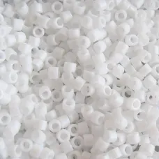 DBL0351 White Matte size 8/0 Miyuki Delica Beads, Colour 0351, 5.2g approx. DBL0351 White Matte size 8/0 Miyuki Delica Beads, Colour 0351, 5.2g approx.