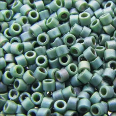 DB0373 Green Metallic Matte Luster, Size 11/0 Miyuki Delica Beads, 50gm bag
