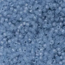 DB0381 Matte Transparent Grey Luster, Size 11/0 Miyuki Delica Beads, 50g approx. DB0381 Matte Transparent Grey Luster, Size 11/0 Miyuki Delica Beads, 50g approx.