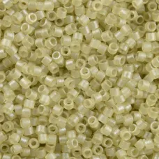 DB0383 Pale Beige Transparent Matte Glazed Luster, Size 11/0 Miyuki Delica Beads... DB0383 Pale Beige Transparent Matte Glazed Luster, Size 11/0 Miyuki Delica Beads...