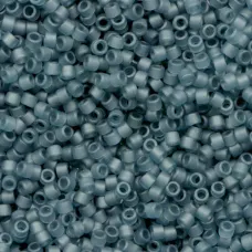 DB0387-1 Matte Transparent Montana, Size 11/0 Miyuki Delica Beads, 50g approx. DB0387-1 Matte Transparent Montana, Size 11/0 Miyuki Delica Beads, 50g approx.