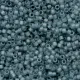 DB0387-1 Matte Transparent Montana, Size 11/0 Miyuki Delica Beads, 50g approx.