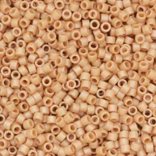 DB0389 Matte Opaque Light Terracotta, Size 11/0 Miyuki Delica Beads, 50g approx. DB0389 Matte Opaque Light Terracotta, Size 11/0 Miyuki Delica Beads, 50g approx.