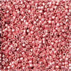 DB0435B Pink Blush Opaque Galvanized-Dyed, Size 11/0 Miyuki Delica Beads, 50gm b... DB0435B Pink Blush Opaque Galvanized-Dyed, Size 11/0 Miyuki Delica Beads, 50gm b...
