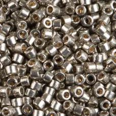 DB0436B Pewter Opaque Galvanized-Dyed, Size 11/0 Miyuki Delica Beads, 50gm bag DB0436B Pewter Opaque Galvanized-Dyed, Size 11/0 Miyuki Delica Beads, 50gm bag
