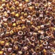 DB0506 24K Dark Gold Red AB Plated, Size 11/0 Miyuki Delica Beads, wholesale pack, 50g approx. DB0506 24K Dark Gold Red AB Plated, Size 11/0 Miyuki Delica Beads, wholesale pack, 50g approx.