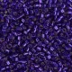 DBM0610 Dark Violet Silver Lined-Dyed, Size 10/0  Miyuki Delica Beads, Colour 610 - 50g Bag
