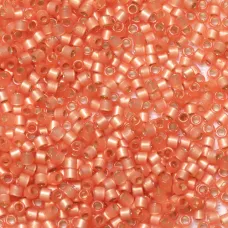 DB0622 Peach Alabaster/Opal Silver Lined-Dyed, Size 11/0 Miyuki Delica Beads, 50... DB0622 Peach Alabaster/Opal Silver Lined-Dyed, Size 11/0 Miyuki Delica Beads, 50...