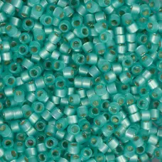 DB0627 Aqua Green Alabaster/Opal Silver Lined-Dyed, Size 11/0 Miyuki Delica Bead... DB0627 Aqua Green Alabaster/Opal Silver Lined-Dyed, Size 11/0 Miyuki Delica Bead...