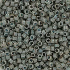 DB0652 Grey Opaque Dyed, Size 11/0 Miyuki Delica Beads, 50g approx. DB0652 Grey Opaque Dyed, Size 11/0 Miyuki Delica Beads, 50g approx.