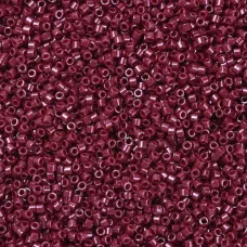 DB0654 Cranberry Red Dyed, Size 11/0 Miyuki Delica Beads, 50gm bag DB0654 Cranberry Red Dyed, Size 11/0 Miyuki Delica Beads, 50gm bag