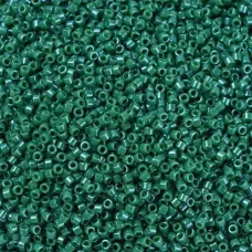 DB0656 Green Jade Opaque Dyed, Size 11/0 Miyuki Delica Beads, 50gm bag DB0656 Green Jade Opaque Dyed, Size 11/0 Miyuki Delica Beads, 50gm bag