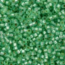 DB0691 Dyed Semi-Frosted Silver Lined Mint Green Miyuki 11/0 Delica Beads, 50 Gr... DB0691 Dyed Semi-Frosted Silver Lined Mint Green Miyuki 11/0 Delica Beads, 50 Gr...