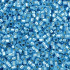 DB0692 Aqua Semi-Matte Dyed, Size 11/0 Miyuki Delica Beads, 50g approx. DB0692 Aqua Semi-Matte Dyed, Size 11/0 Miyuki Delica Beads, 50g approx.