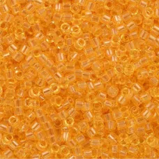 DB0702B Light Topaz Transparent, Size 11/0 Miyuki Delica Beads, 50gm bag DB0702B Light Topaz Transparent, Size 11/0 Miyuki Delica Beads, 50gm bag