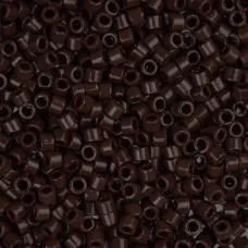DBL0734 Chocolate Brown Opaque size 8/0 Miyuki Delica Beads, Colour 0734, 5.2g a... DBL0734 Chocolate Brown Opaque size 8/0 Miyuki Delica Beads, Colour 0734, 5.2g a...