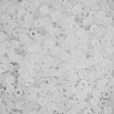 DB0741 Crystal Matt , Size 11/0 Miyuki Delica Beads, 50gm bag DB0741 Crystal Matt , Size 11/0 Miyuki Delica Beads, 50gm bag