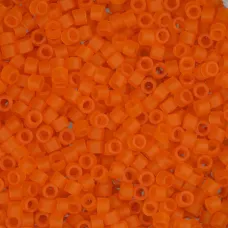 DB0744B Orange Transparent, Size 11/0 Miyuki Delica Beads, 50gm bag DB0744B Orange Transparent, Size 11/0 Miyuki Delica Beads, 50gm bag