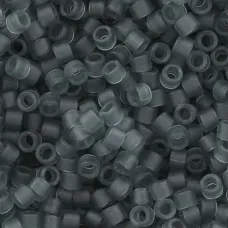 DB0749 Transparent Grey Matte, Size 11/0 Miyuki Delica Beads, 50g approx. DB0749 Transparent Grey Matte, Size 11/0 Miyuki Delica Beads, 50g approx.