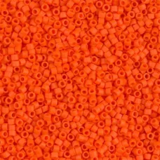 DB0752 Orange Opaque, Size 11/0 Miyuki Delica Beads, 50gm bag DB0752 Orange Opaque, Size 11/0 Miyuki Delica Beads, 50gm bag