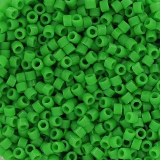 DB0754 Green Pea Opaque, Size 11/0 Miyuki Delica Beads, 50gm bag DB0754 Green Pea Opaque, Size 11/0 Miyuki Delica Beads, 50gm bag