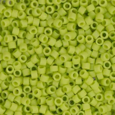 DB0763B Chartreuse Opaque Matte, Size 11/0 Miyuki Delica Beads, 50gm bag