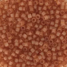 DB0777 Dyed Semi-Frosted Transparent Topaz Miyuki 11/0 Delica Beads, 50 Gram Bag DB0777 Dyed Semi-Frosted Transparent Topaz Miyuki 11/0 Delica Beads, 50 Gram Bag