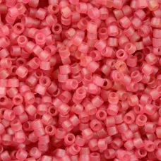 DB0778 Dyed Semi-Frosted Transparent Dark Rose Miyuki 11/0 Delica Beads, 50 Gram... DB0778 Dyed Semi-Frosted Transparent Dark Rose Miyuki 11/0 Delica Beads, 50 Gram...