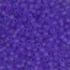DB0783B Purple Matte-Dyed, Size 11/0 Miyuki Delica Beads, 50gm bag DB0783B Purple Matte-Dyed, Size 11/0 Miyuki Delica Beads, 50gm bag