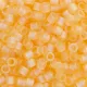DBM0852 Light Topaz Transparent AB Matte, Size 10/0  Miyuki Delica Beads, Colour 852 - wholesale pack, Approx. 50g