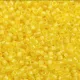 DBM0854 Pale Yellow Transparent AB Matte, Size 10/0 Miyuki Delica Beads, 50 Gram Bag