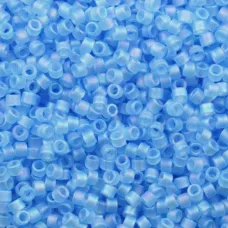 DB0861 Matte Sky Blue AB Miyuki Delica Beads Size 11/0, 50 Gram Bag DB0861 Matte Sky Blue AB Miyuki Delica Beads Size 11/0, 50 Gram Bag