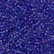DBM0864 Cobalt Transparent AB Matte, Size 10/0 Miyuki Delica Beads, Approx. 50g
