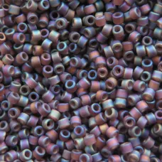 DB0865 Brown AB Matte, Size 11/0 Miyuki Delica Beads, 50 Grams DB0865 Brown AB Matte, Size 11/0 Miyuki Delica Beads, 50 Grams