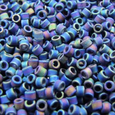 DB0871 Black Grey Opaque AB Matte, Size 11/0 Miyuki Delica Beads, 50gm bag DB0871 Black Grey Opaque AB Matte, Size 11/0 Miyuki Delica Beads, 50gm bag