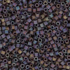 DB0884 Brown AB Matte Opaque, Size 11/0 Miyuki Delica Beads, 50 Grams DB0884 Brown AB Matte Opaque, Size 11/0 Miyuki Delica Beads, 50 Grams