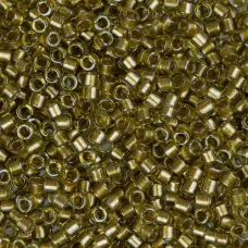 DB0908 Light Beige Yellow Sparkle Chartreuse Lined, Size 11/0 Miyuki Delica Bead... DB0908 Light Beige Yellow Sparkle Chartreuse Lined, Size 11/0 Miyuki Delica Bead...