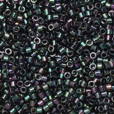DB1001 Purple-Green Metallic Gold Iris, Size 11/0 Miyuki Delica Beads, 50 Grams DB1001 Purple-Green Metallic Gold Iris, Size 11/0 Miyuki Delica Beads, 50 Grams