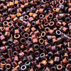 DB1002 Copper Gold AB Metallic Gold Luster, Size 11/0 Miyuki Delica Beads, 50gm ... DB1002 Copper Gold AB Metallic Gold Luster, Size 11/0 Miyuki Delica Beads, 50gm ...