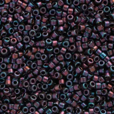 DB1004 Metallic Dark Plum Gold Iris Miyuki 11/0 Delica Beads, 50 Gram Bag DB1004 Metallic Dark Plum Gold Iris Miyuki 11/0 Delica Beads, 50 Gram Bag