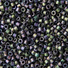 DB1053 Matted Metallic Plum Emerald Gold Iris Miyuki 11/0 Delica Beads, 50 Gram ... DB1053 Matted Metallic Plum Emerald Gold Iris Miyuki 11/0 Delica Beads, 50 Gram ...