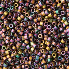 DB1056 Matted Metallic Taupe Gold Iris Miyuki 11/0 Delica Beads, 50 Gram Bag DB1056 Matted Metallic Taupe Gold Iris Miyuki 11/0 Delica Beads, 50 Gram Bag