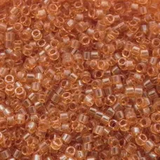 DB1101 Transparent Marigold 11/0 Miyuki Delica Beads, 50 Gram Bag DB1101 Transparent Marigold 11/0 Miyuki Delica Beads, 50 Gram Bag