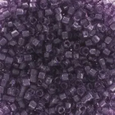 DB1105 Light Amethyst Transparent, Size 11/0 Miyuki Delica Beads, 50g approx. DB1105 Light Amethyst Transparent, Size 11/0 Miyuki Delica Beads, 50g approx.