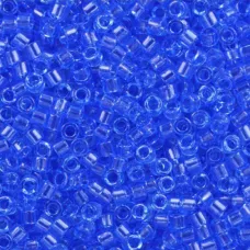 DB1110 Transparent Azure Blue 11/0 Miyuki Delica Beads, 50 Gram Bag DB1110 Transparent Azure Blue 11/0 Miyuki Delica Beads, 50 Gram Bag