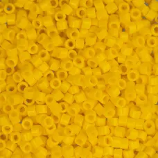 DB1132 Yellow Canary Opaque, Size 11/0 Miyuki Delica Beads, 50gm bag DB1132 Yellow Canary Opaque, Size 11/0 Miyuki Delica Beads, 50gm bag