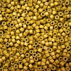 DB1164 Yellow Zest Galvanized-Dyed Matte, Size 11/0 Miyuki Delica Beads, 50g app... DB1164 Yellow Zest Galvanized-Dyed Matte, Size 11/0 Miyuki Delica Beads, 50g app...