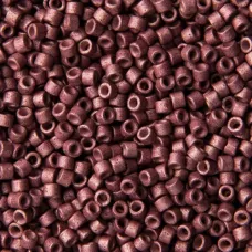 DB1167 Pink Berry Galvanized-Dyed Matte, Size 11/0 Miyuki Delica Beads, 50g appr... DB1167 Pink Berry Galvanized-Dyed Matte, Size 11/0 Miyuki Delica Beads, 50g appr...